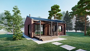 ЕвроХаус 80 м2 экопосёлок-парк «Сибирские просторы»