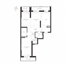 3-комнатная квартира 98.9 м2 ЖК «GRANDO»