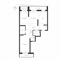 3-комнатная квартира 99.4 м2 ЖК «GRANDO»