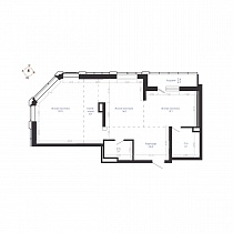 3-комнатная квартира 87 м2 ЖК «GRANDO»